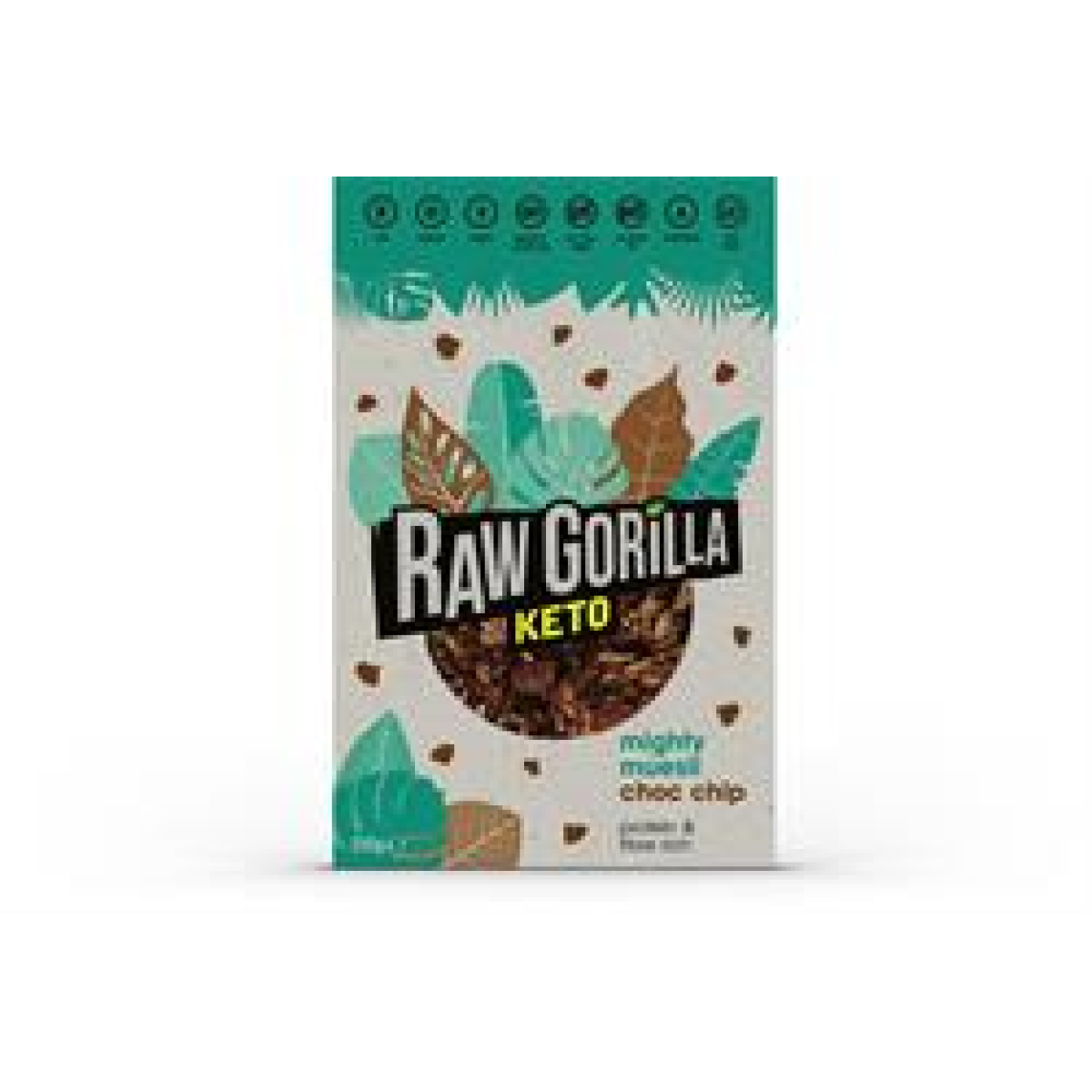 Grain Raw Gorilla Raw Gorilla Keto Mighty Muesli Choc Chip 250G