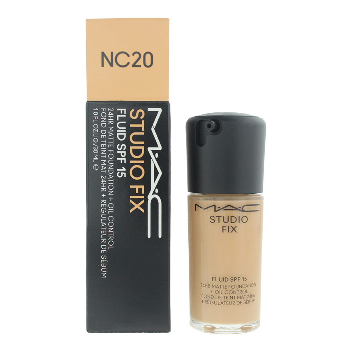 Studio Fix Mac Fluid Spf 15 Nc20 Foundation 30Ml