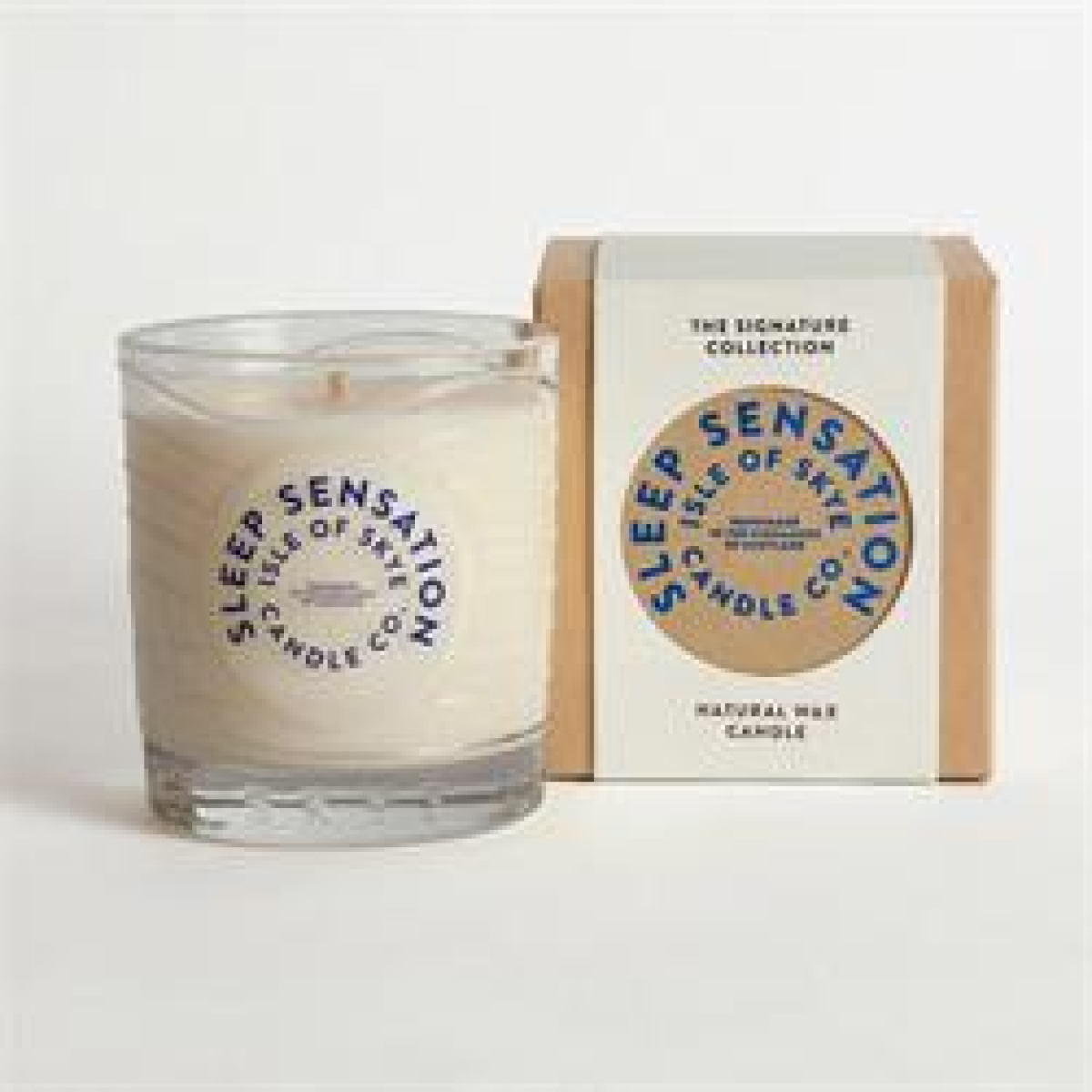 Isle Of Skye Sleep Sensation Island Natural Wax Candle 9.1Cm X 8.2Cm X 8.2Cm
