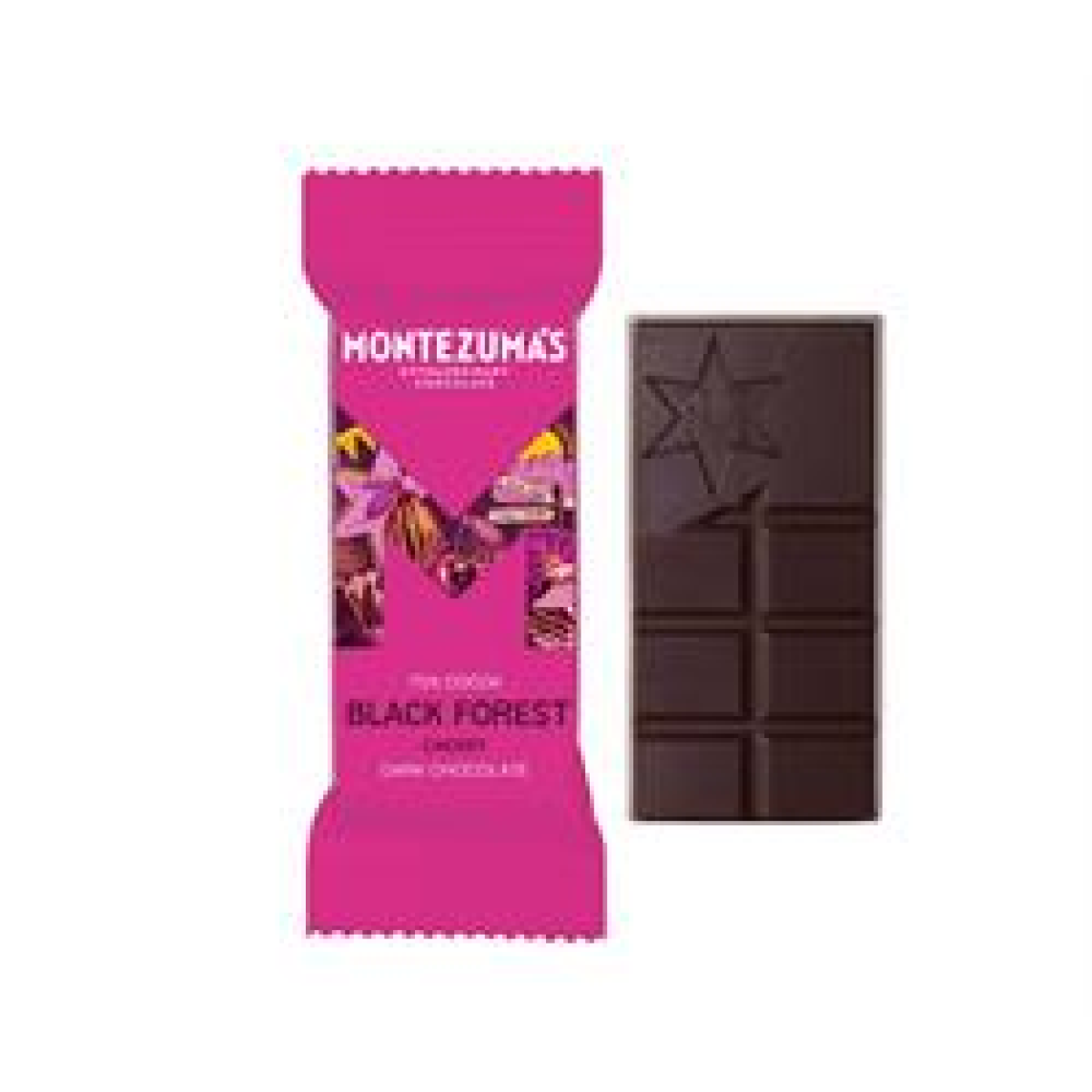 Black/Dark Montezumas Chocolate Forest Chocolate With Cherry Mini Bar 25G
