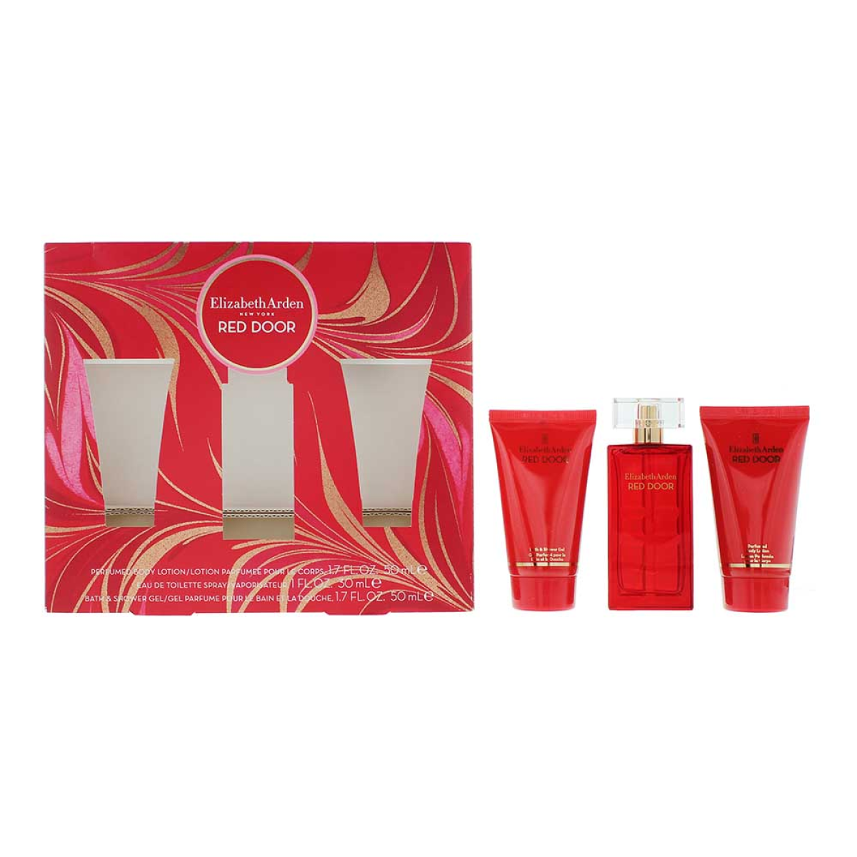 Photos - Women's Fragrance Elizabeth Arden Red Door 3 Piece Gift Set: Eau de Toilette 30ml - Body Lotion 50 