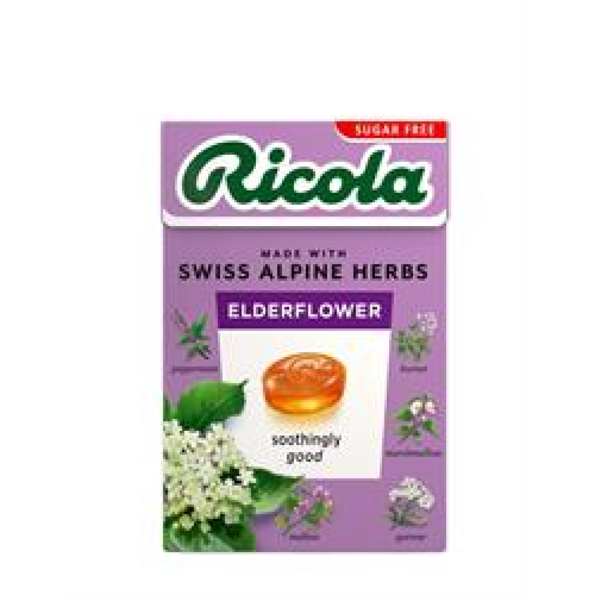 Ricola Ricola Elderflower Sugar Free Sweets Box 45g