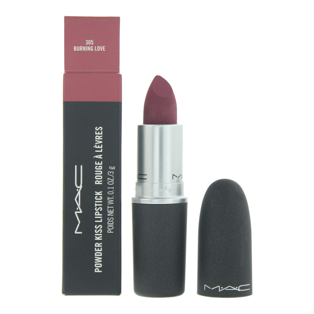 Powder Kiss Mac 905 Burning Love Lipstick 3G