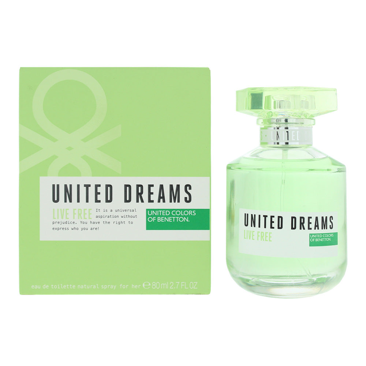 Photos - Women's Fragrance Benetton United Dreams Live Free Eau De Toilette 80ml 
