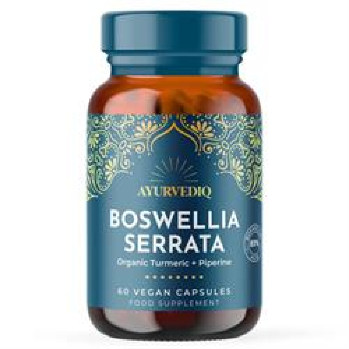 Black Ayurvediq Wellness Boswellia Serrata With Turmeric & Pepper Extract - 60'S