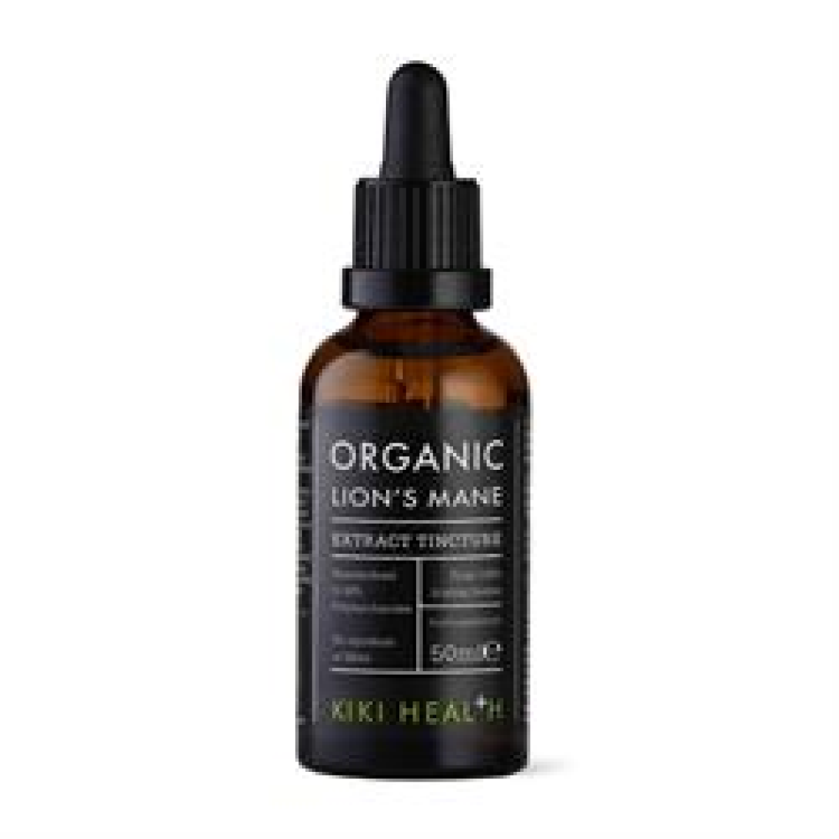 Kiki Health Organic Lion's Mane Extract Tincture - 50Ml