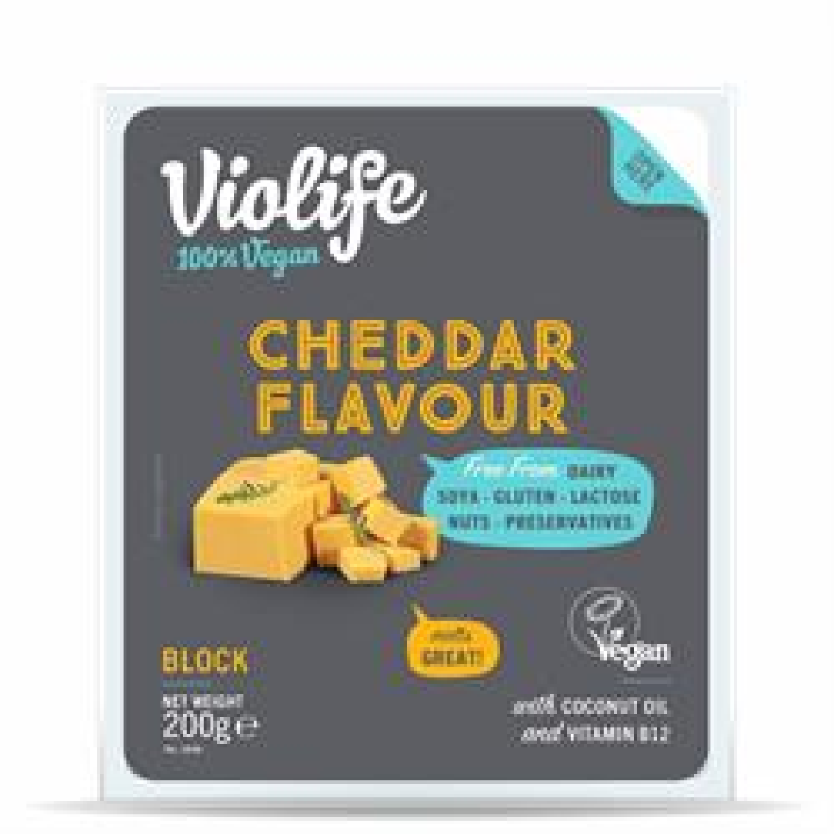 Violife Block Cheddar Flavour 200G