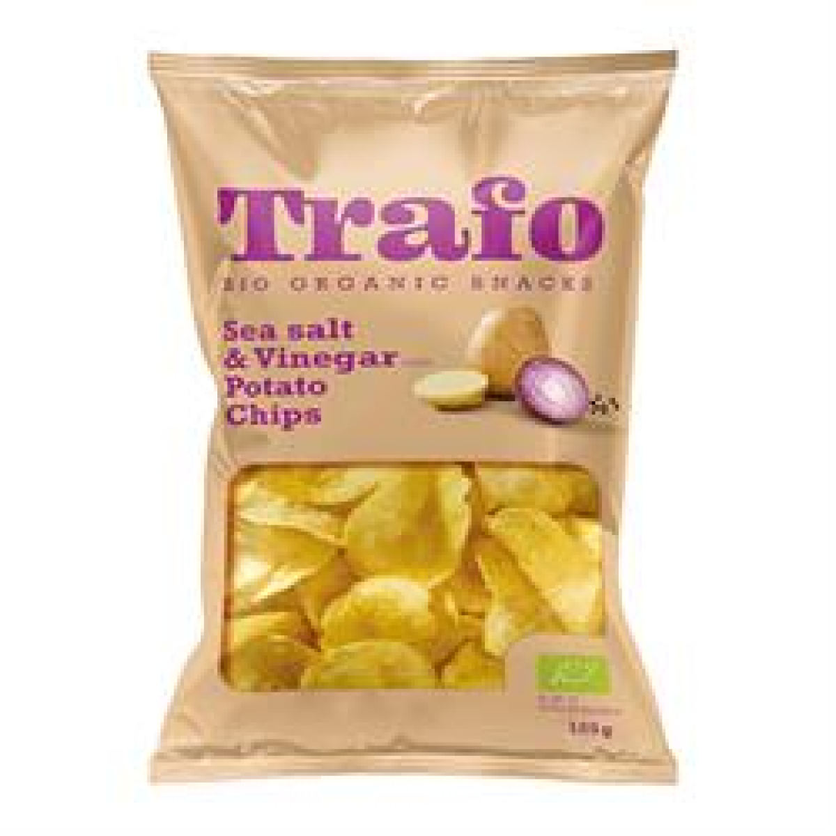 Trafo Organic Classic Salt & Vinegar Crisps 125G