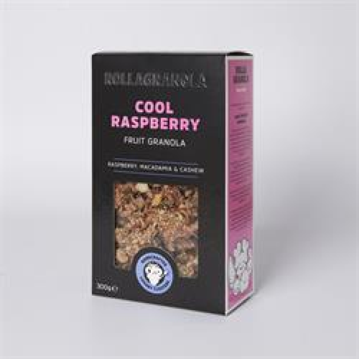 Rollagranola Cream Raspberry Macadamia And Pumpkin Seed Granola 300G