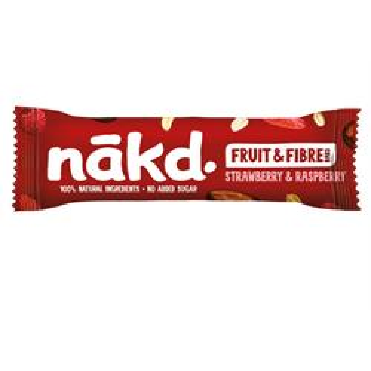 Nakd Nakd Fruit & Fibre Strawberry & Raspberry Bar 44g