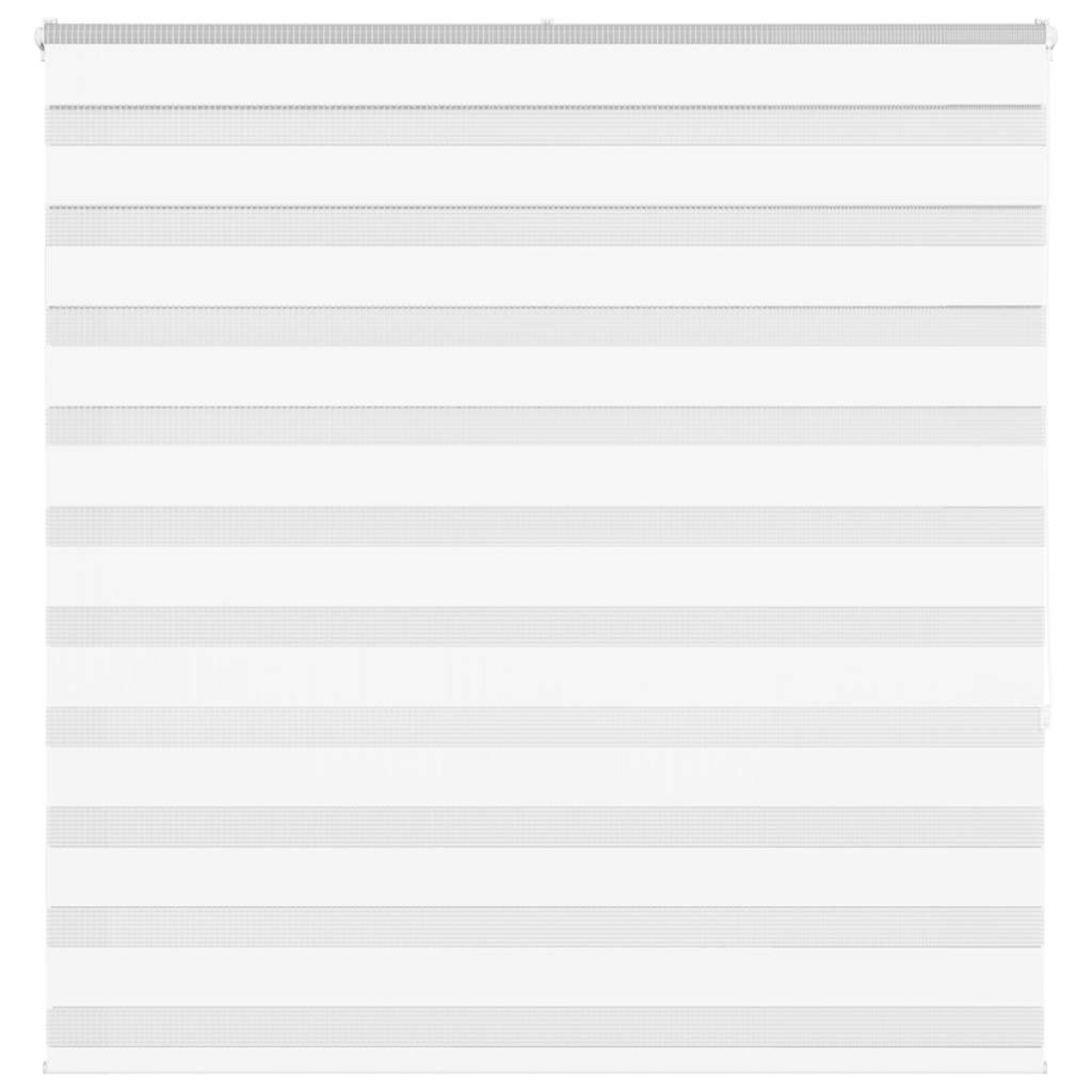 White Vidaxl Zebra Blind 145X150 Cm Fabric Width 140.9 Cm Polyester