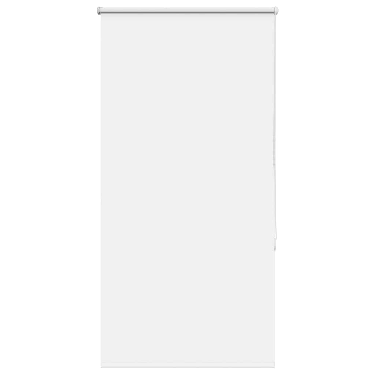 White Vidaxl Roller Blind Blackout 80X150 Cm Fabric Width 75.7 Cm Polyester