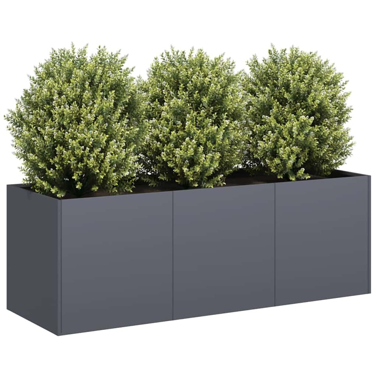 Anthracite Vidaxl Planter 120X40x40 Cm Cold-Rolled Steel