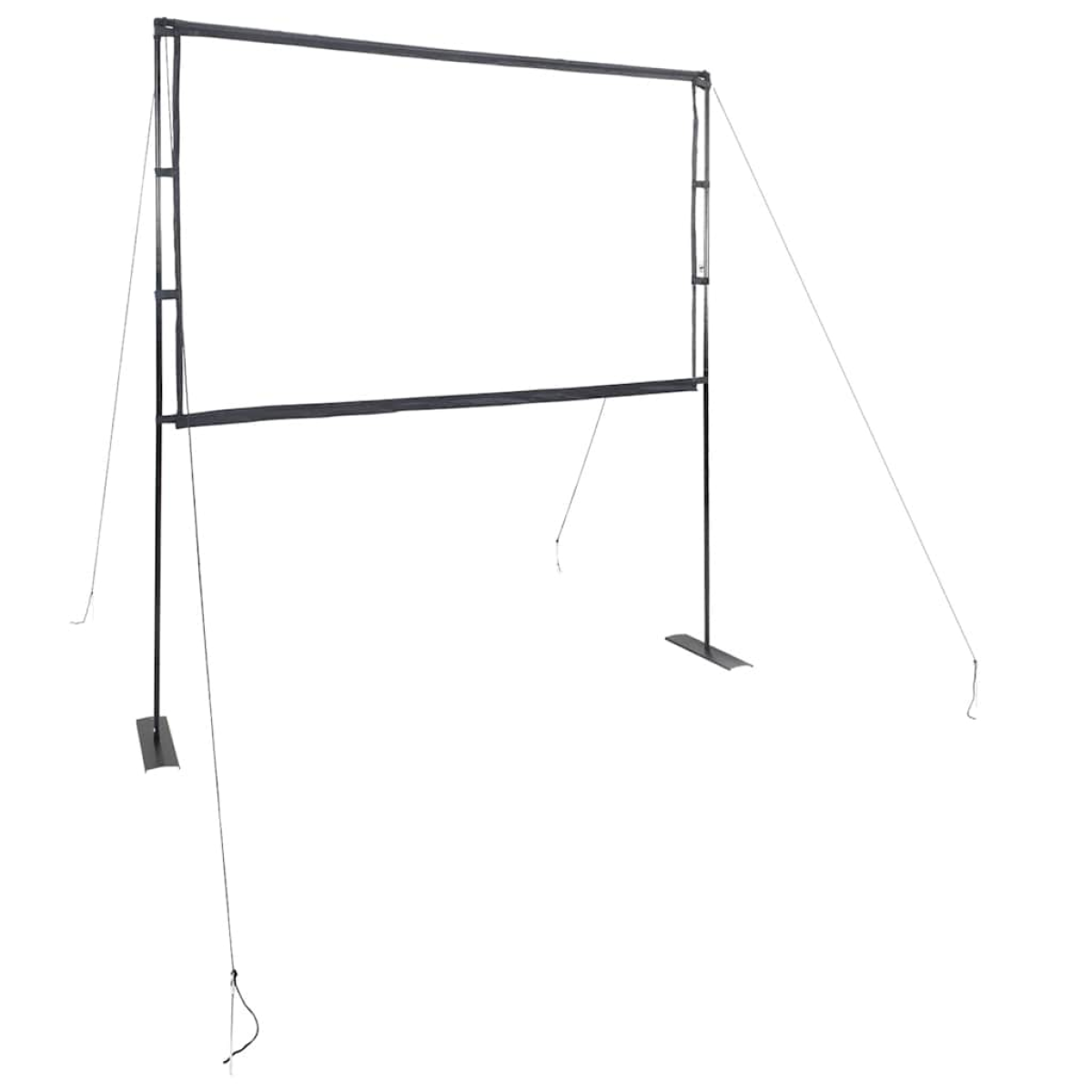 Light/Black Vidaxl Projection Screen With Stands 90 Inch 16:9