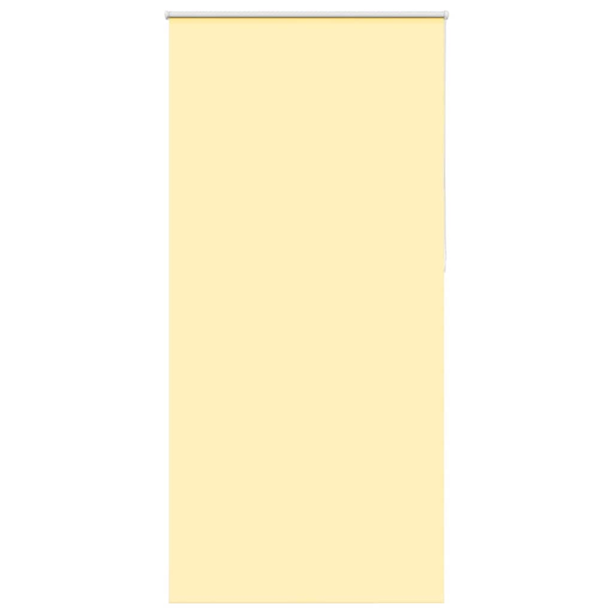 Yellow Vidaxl Roller Blind Blackout 95X210 Cm Fabric Width 90.7 Cm Polyester