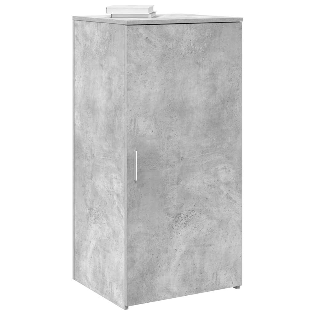 Grey Vidaxl Storage Cabinet Concrete 50X45x103.5 Cm Engineered Wood