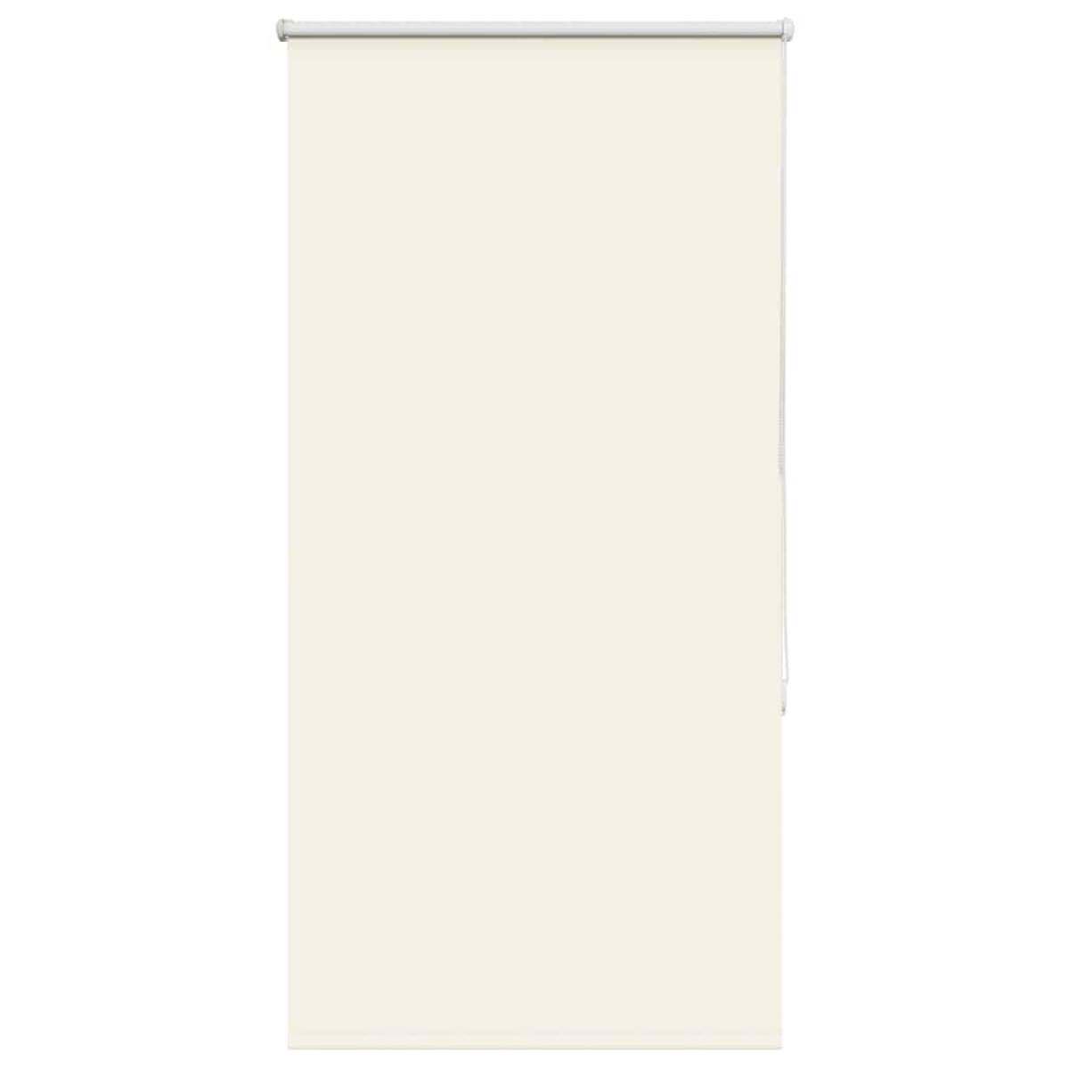 White Vidaxl Roller Blind Blackout Off 80X150 Cm Fabric Width 75.7 Cm Polyester