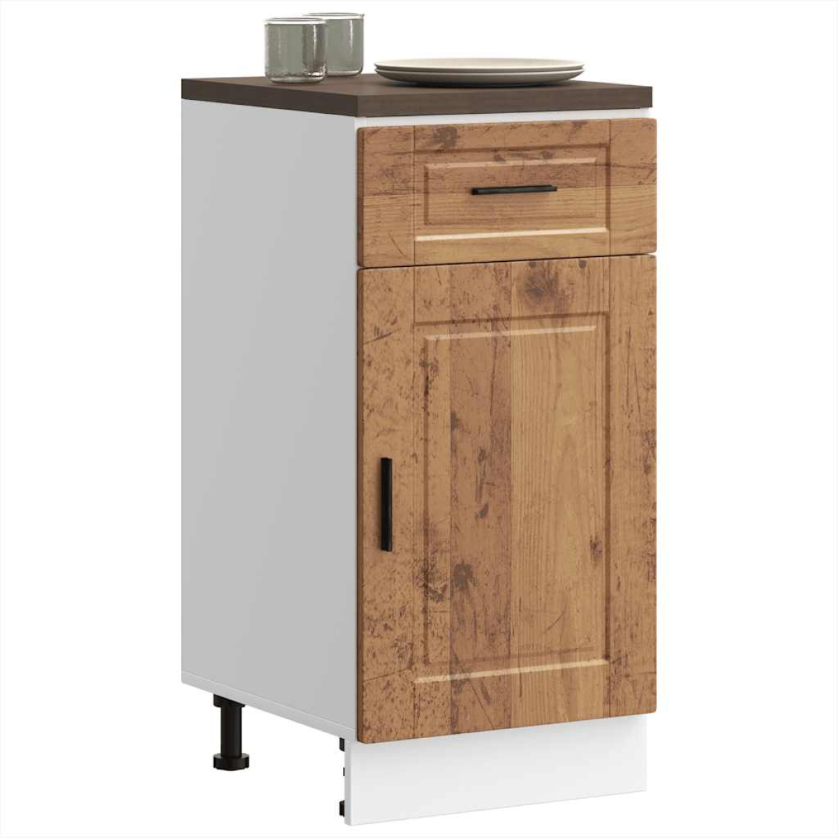 vidaXL Kitchen Base Cabinet Porto Old Wood Engineered Wood