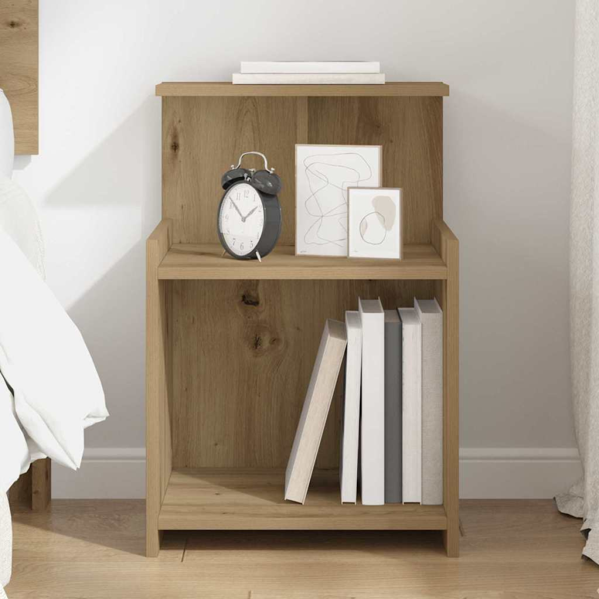 vidaXL Bedside Cabinet Artisan oak 40 x 35 x 60 cm Engineered wood
