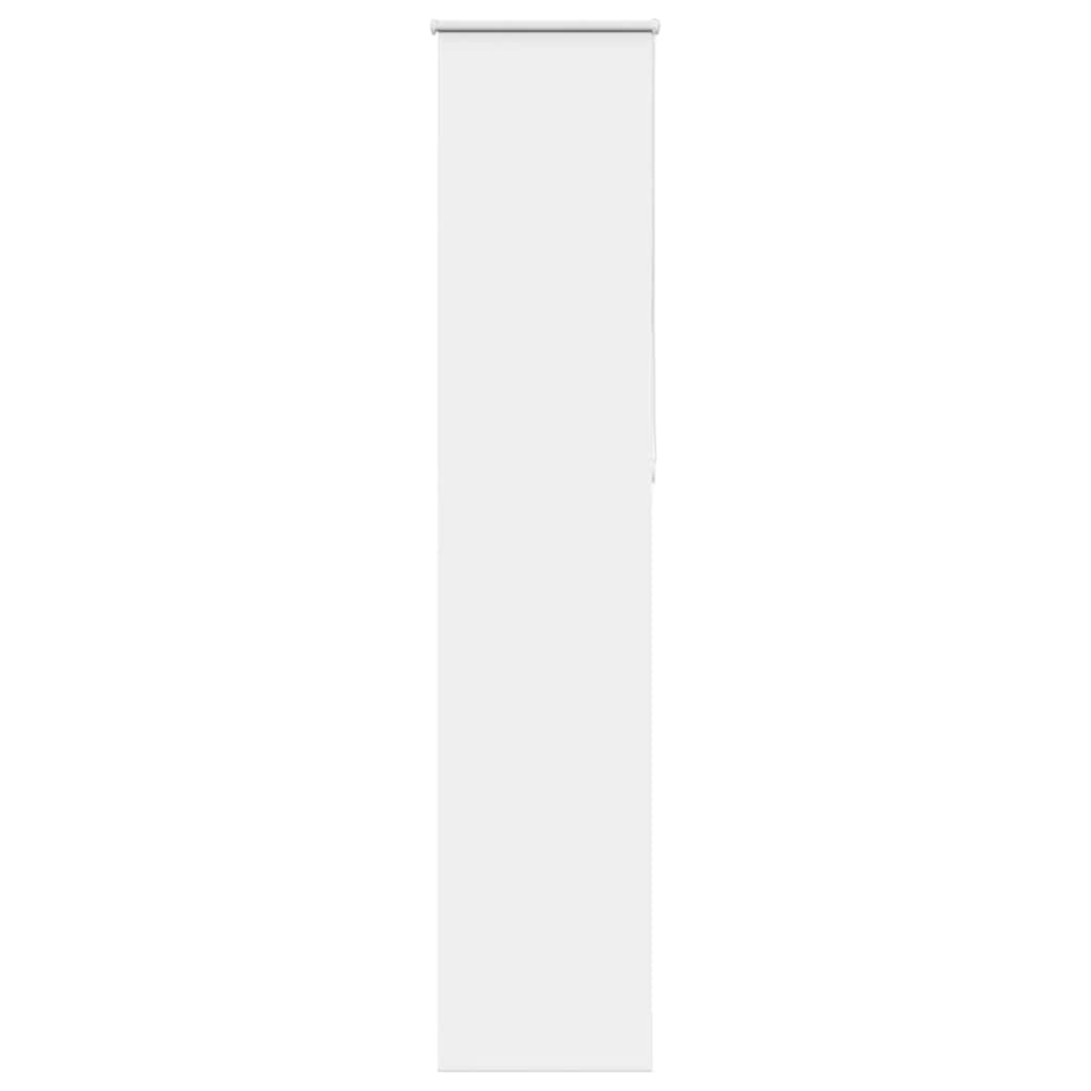 White Vidaxl Roller Blind Blackout 50X230 Cm Fabric Width 45.7 Cm Polyester
