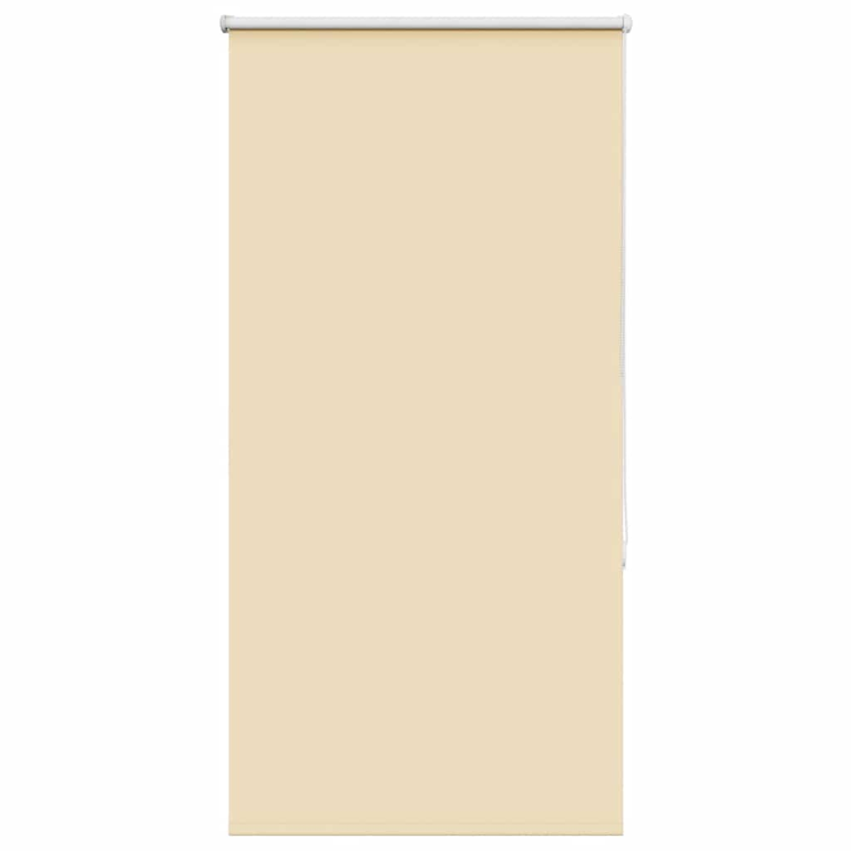Beige Vidaxl Roller Blind Blackout 65X130 Cm Fabric Width 60.7 Cm Polyester