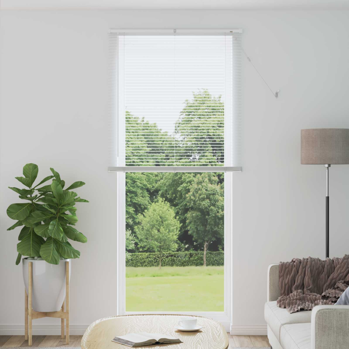 Vidaxl White Venetian Blind Manual Adjustable 213 X 100 Cm Pvc