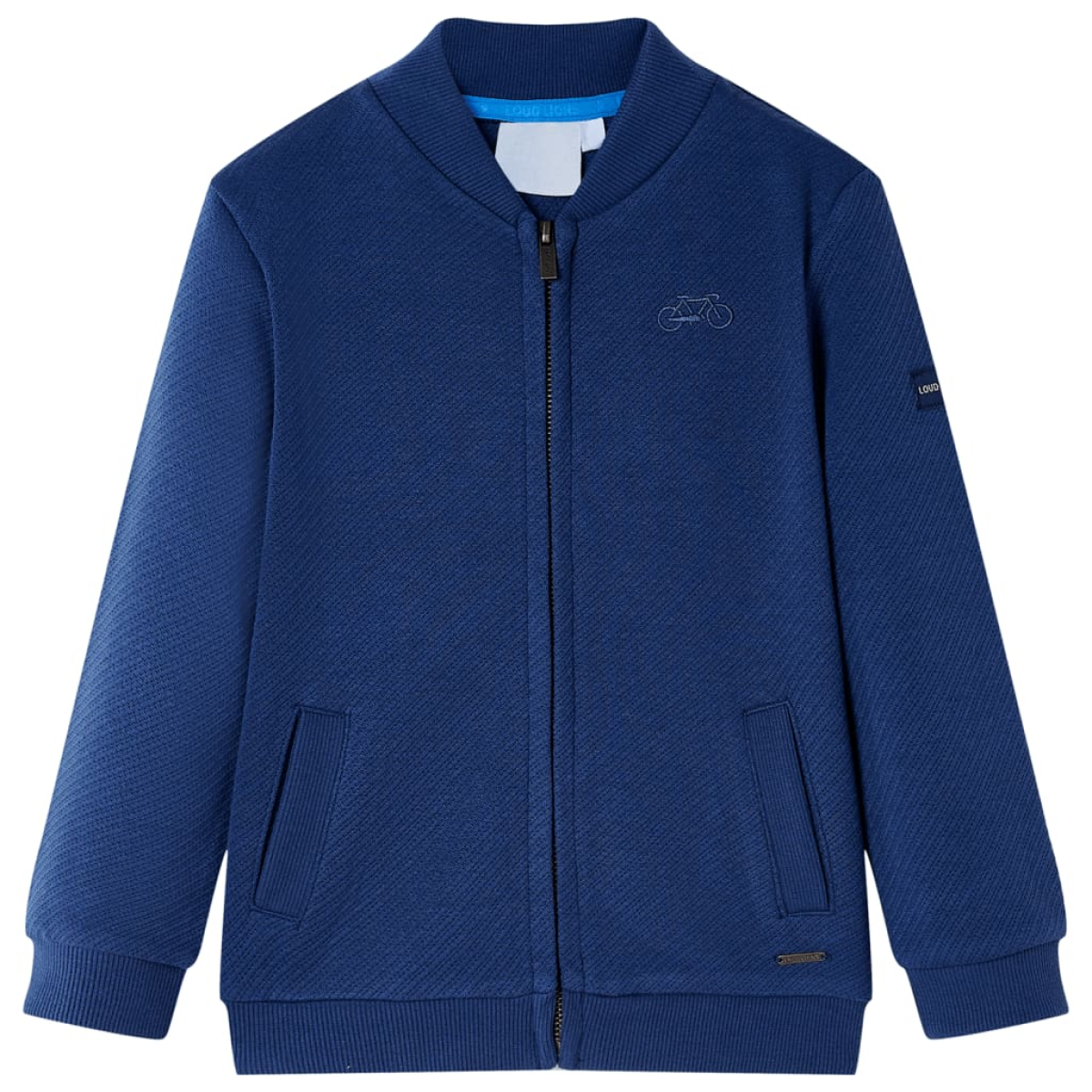 Vidaxl Kids' Sweatshirt With Zip Navy 104