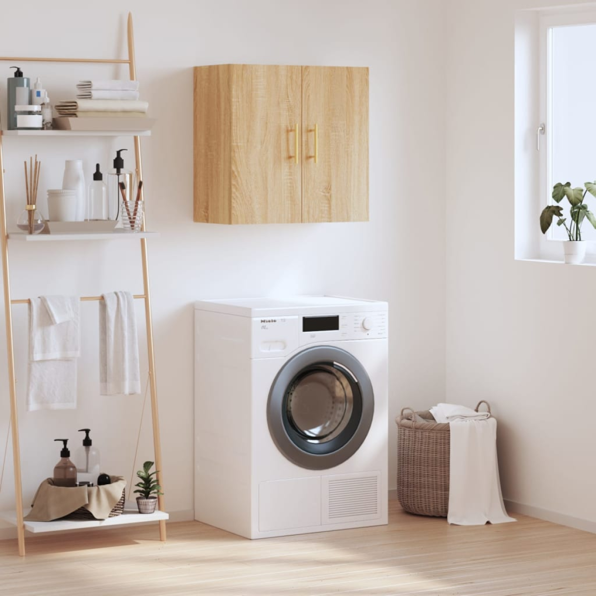 Vidaxl Wall Cabinet Sonoma Oak 60X31x60 Cm Engineered Wood