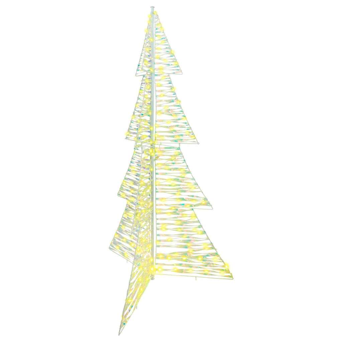 White Vidaxl Christmas Tree With 240 Leds Warm 180 Cm Pet