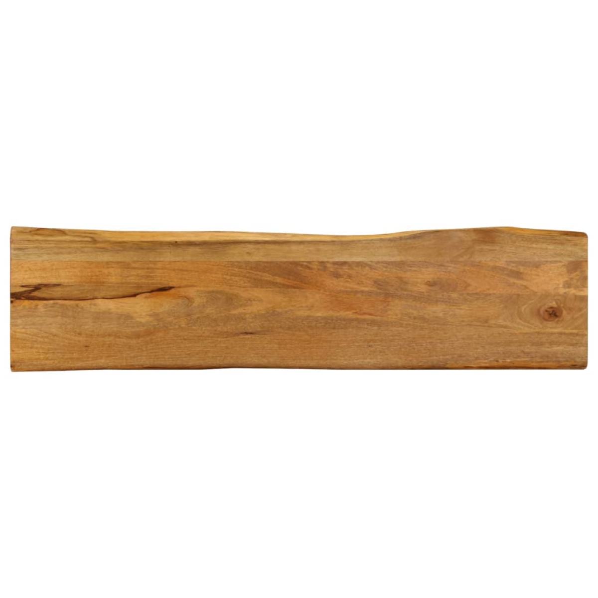 Vidaxl Table Top 160X40x2.5 Cm Live Edge Solid Wood Mango
