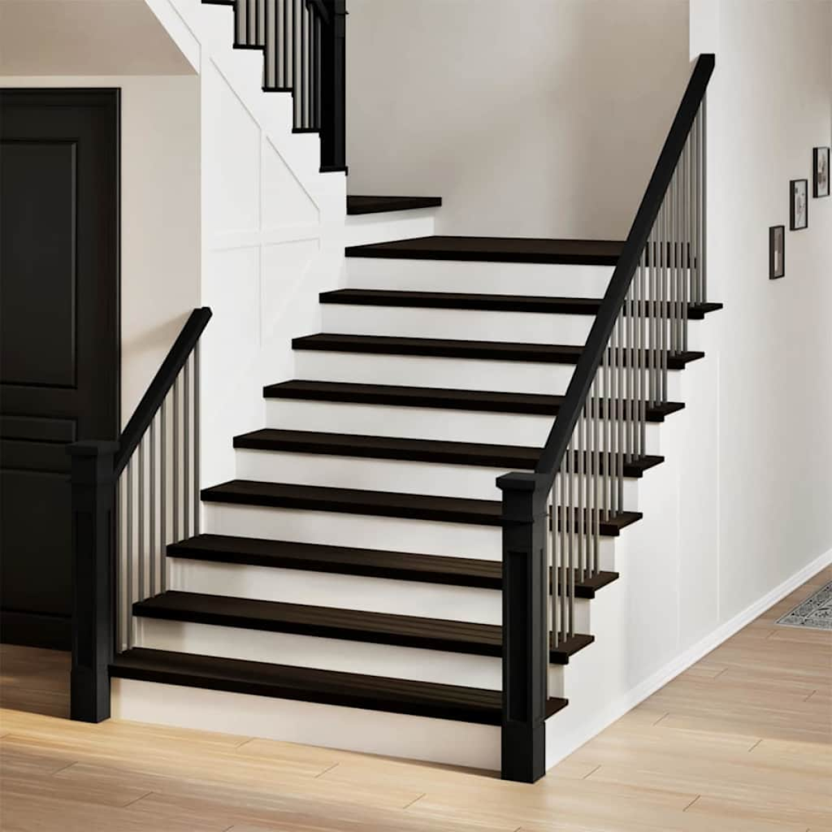 Vidaxl Dark/Brown Stair Treads 12 Pcs 110X25x2 Cm Solid Wood Oak
