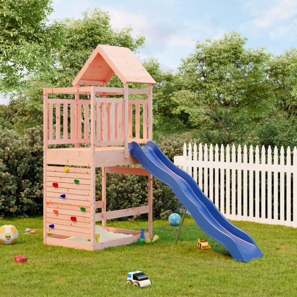 Blue Vidaxl Outdoor Playset Solid Wood Douglas