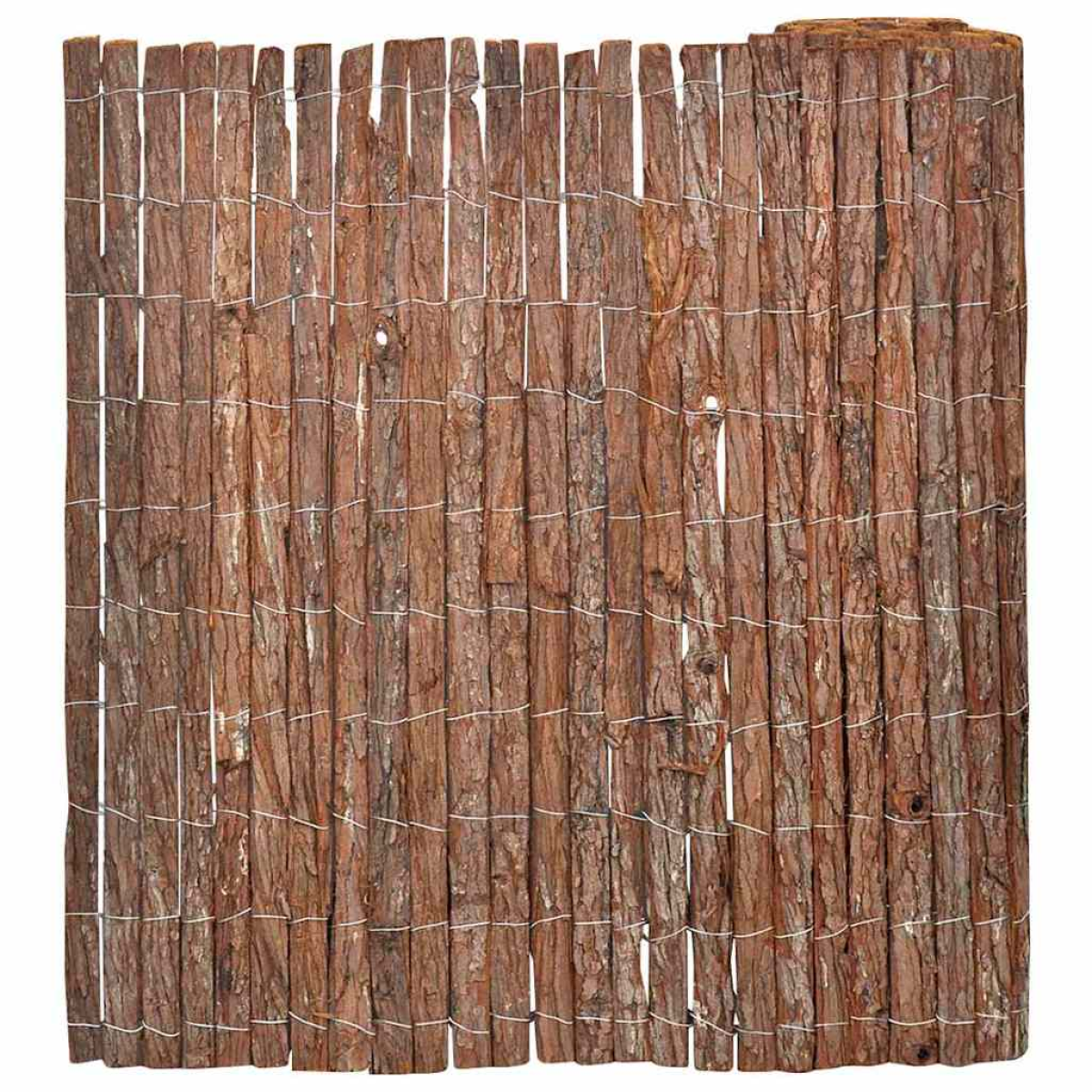 Photos - Other for Repair VidaXL Bark Fence Brown 100 x 600 cm Bark 