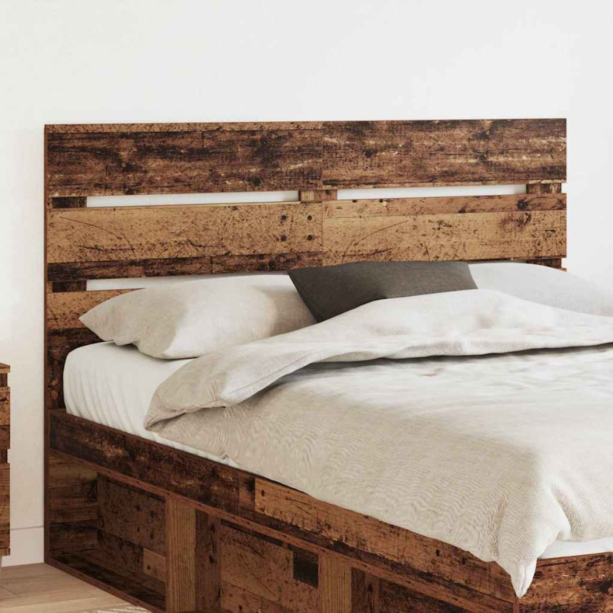vidaXL Headboard Old Wood 140 cm Engineered Wood