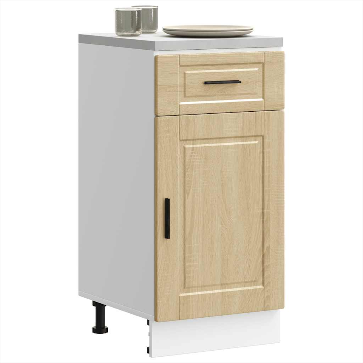 vidaXL Kitchen Base Cabinet Porto Sonoma Oak Engineered Wood