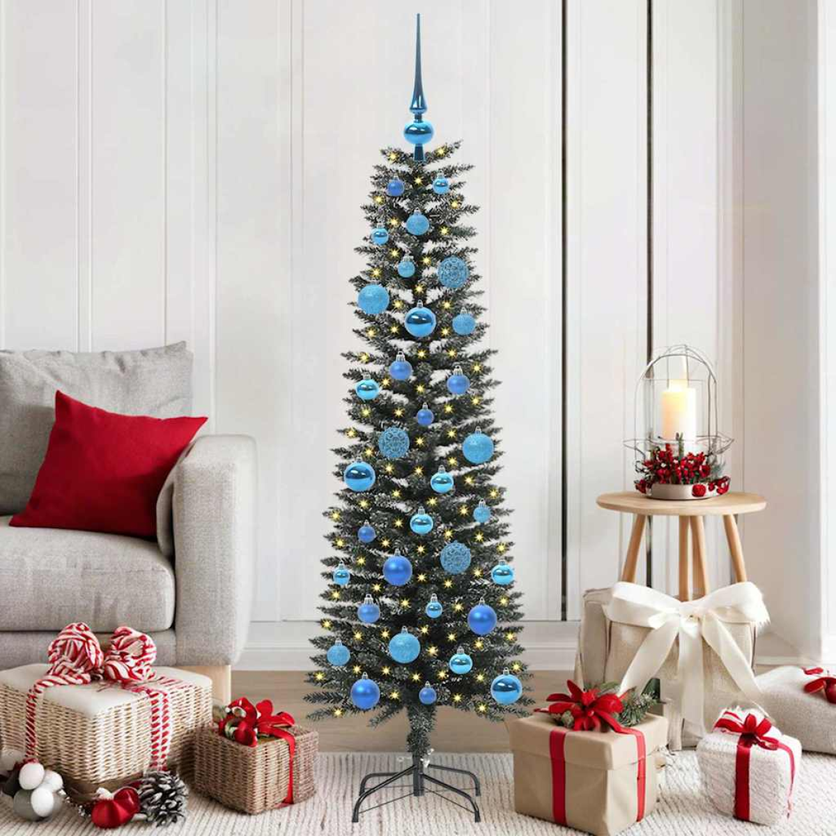 Green Vidaxl Artificial Christmas Tree With 150 Leds With Stand 150 Cm