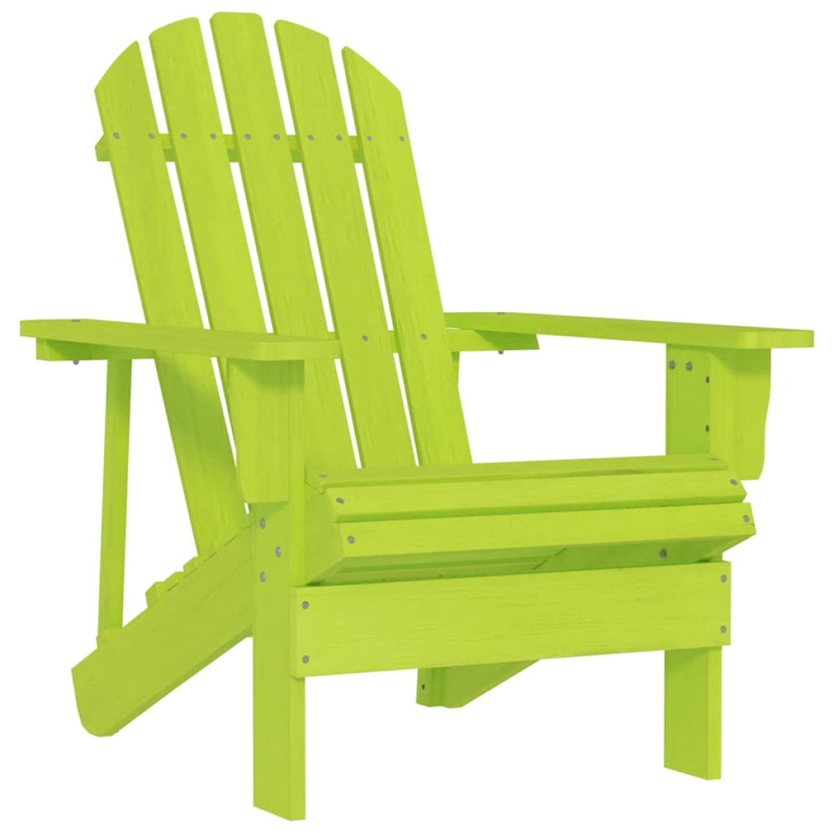Vidaxl Green Garden Adirondack Chair Solid Fir Wood