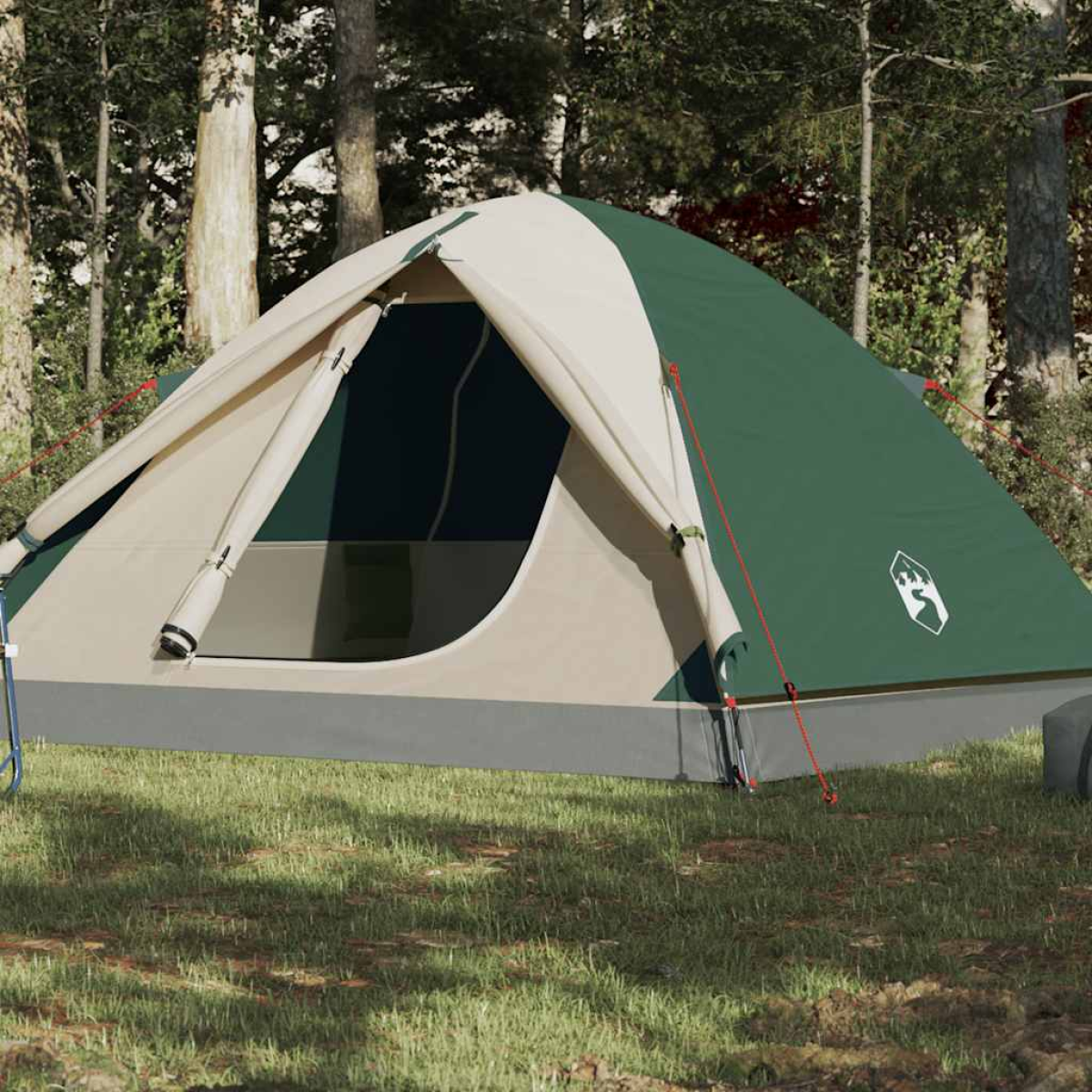 Green Vidaxl Camping Tent Dome 6-Person Waterproof