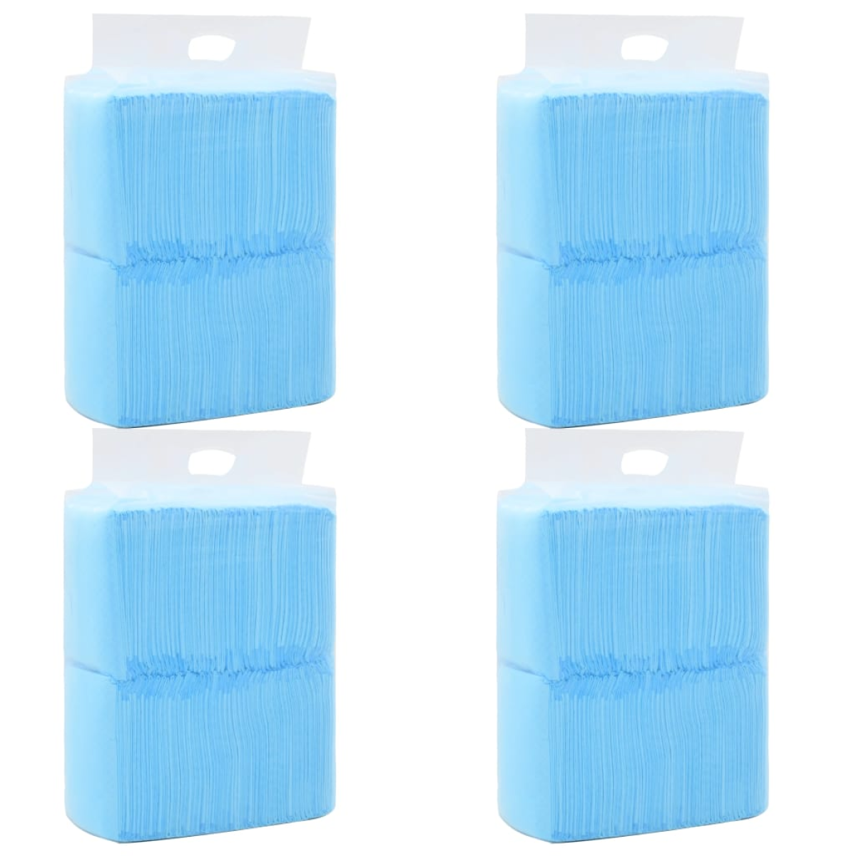Vidaxl Blue/White Pet Training Pads 400 Pcs 60X45 Cm Non Woven Fabric