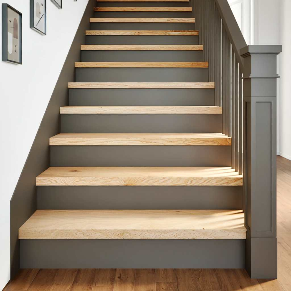 Grain Vidaxl Stair Treads 4 Pcs Untreated 90X25x2 Cm Solid Wood Oak
