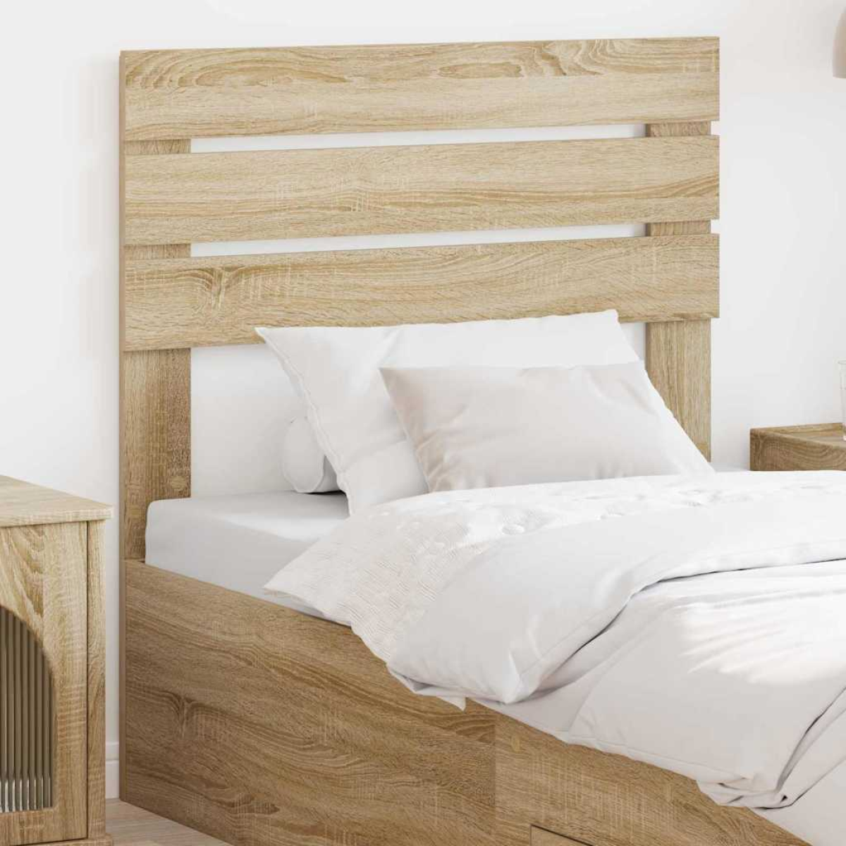 vidaXL Headboard Sonoma Oak 80 cm Engineered wood