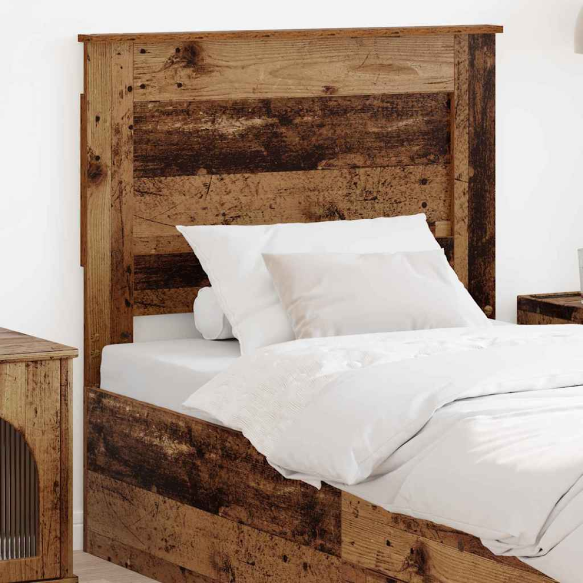 Vidaxl Headboard With Headboard Old Wood 80 Cm Engineered Wood