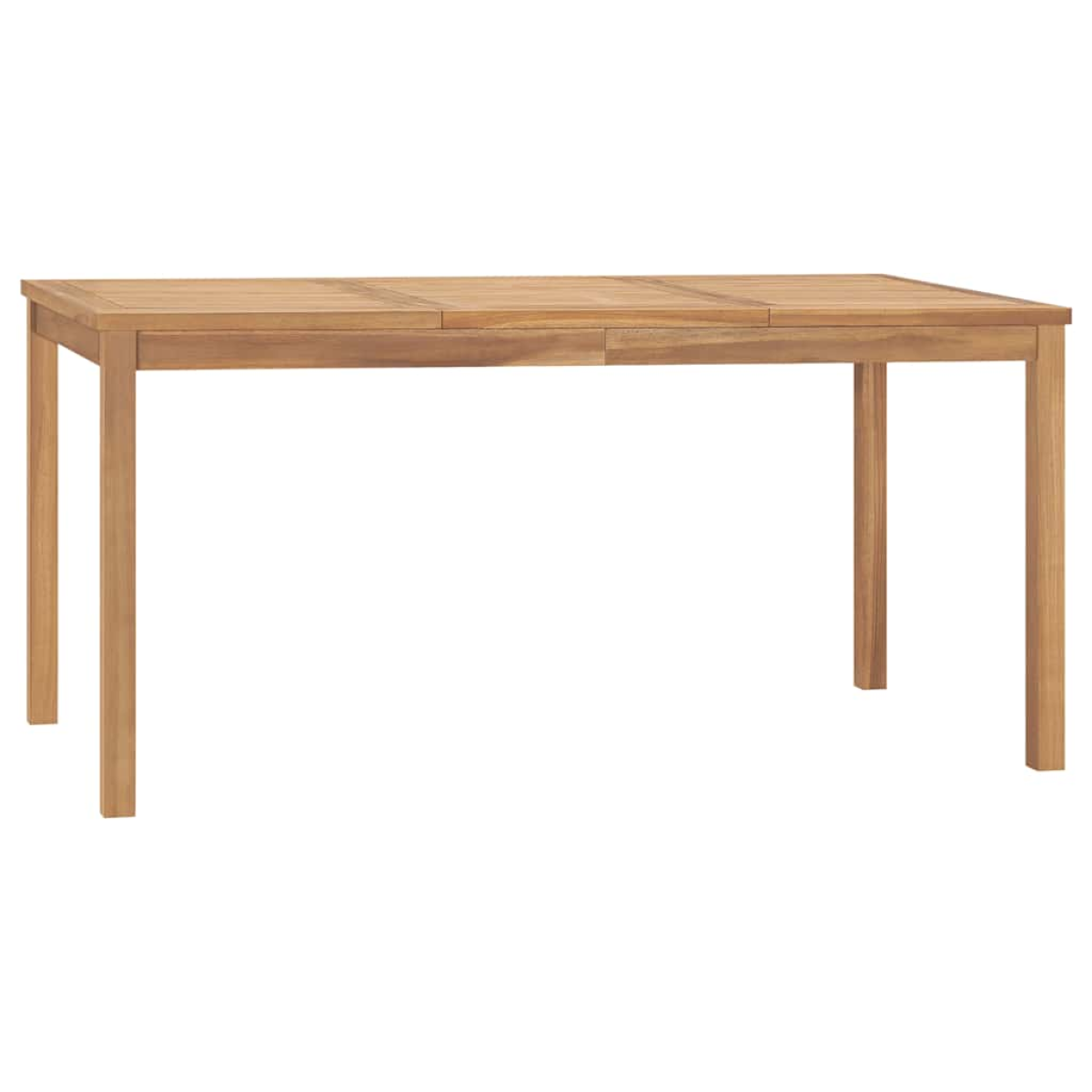 Vidaxl Garden Dining Table 160X80x77 Cm Solid Teak Wood