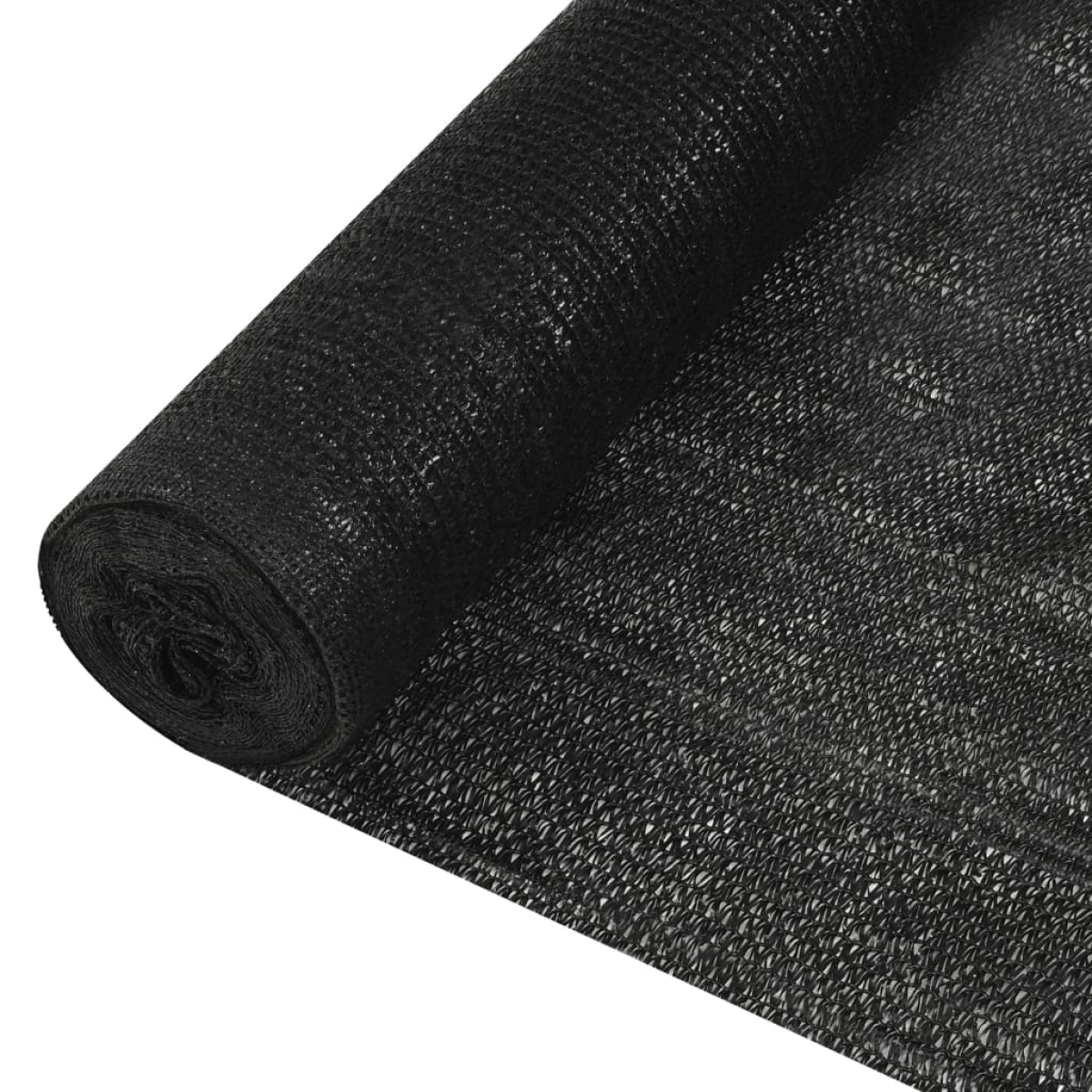 Vidaxl Black Privacy Net 2X50 M Hdpe 150 G/M²