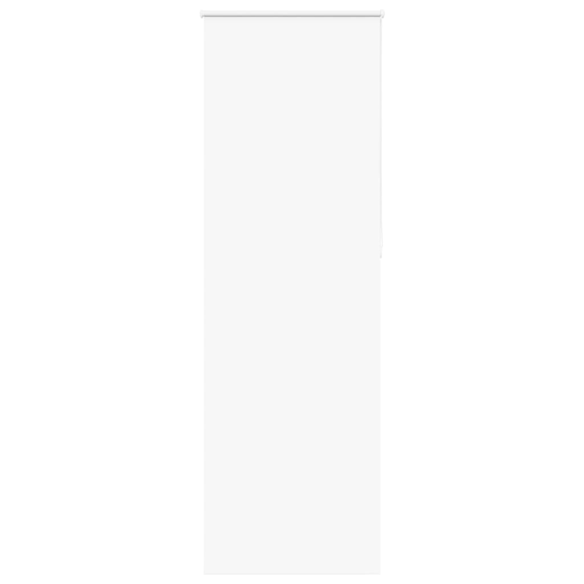 White Vidaxl Roller Blind Blackout 75X230 Cm Fabric Width 70.7 Cm Polyester