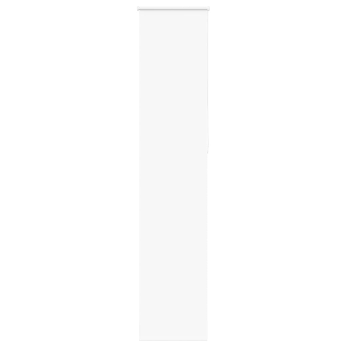 Vidaxl White Roller Blind Blackout 45X210 Cm Fabric Width 40.7 Cm Polyester