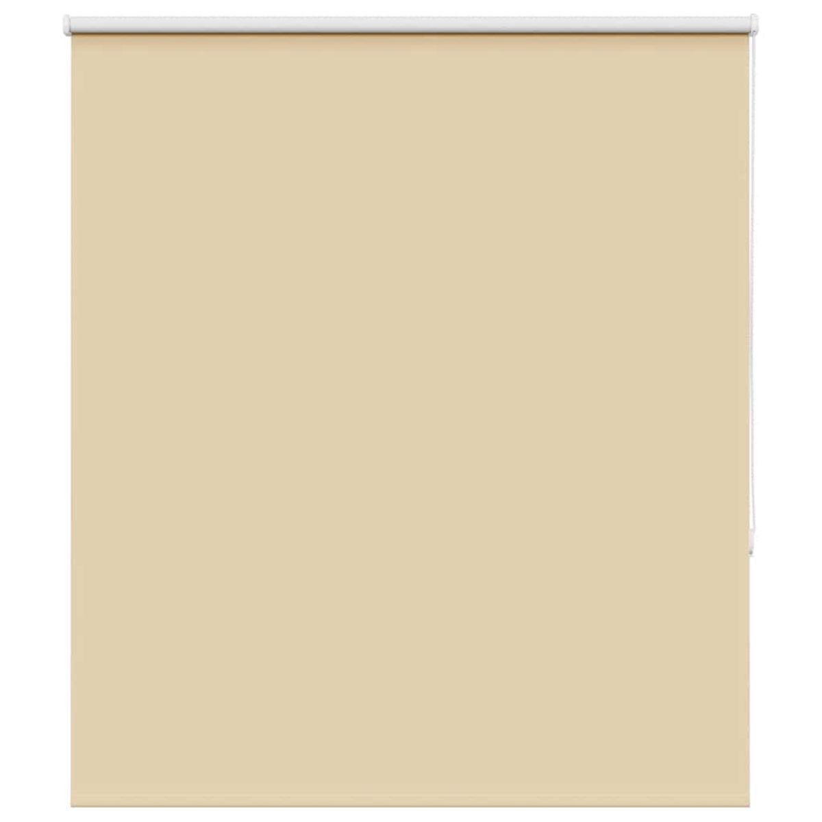 Beige Vidaxl Roller Blind Blackout 125X150 Cm Fabric Width 121.6 Cm Polyester