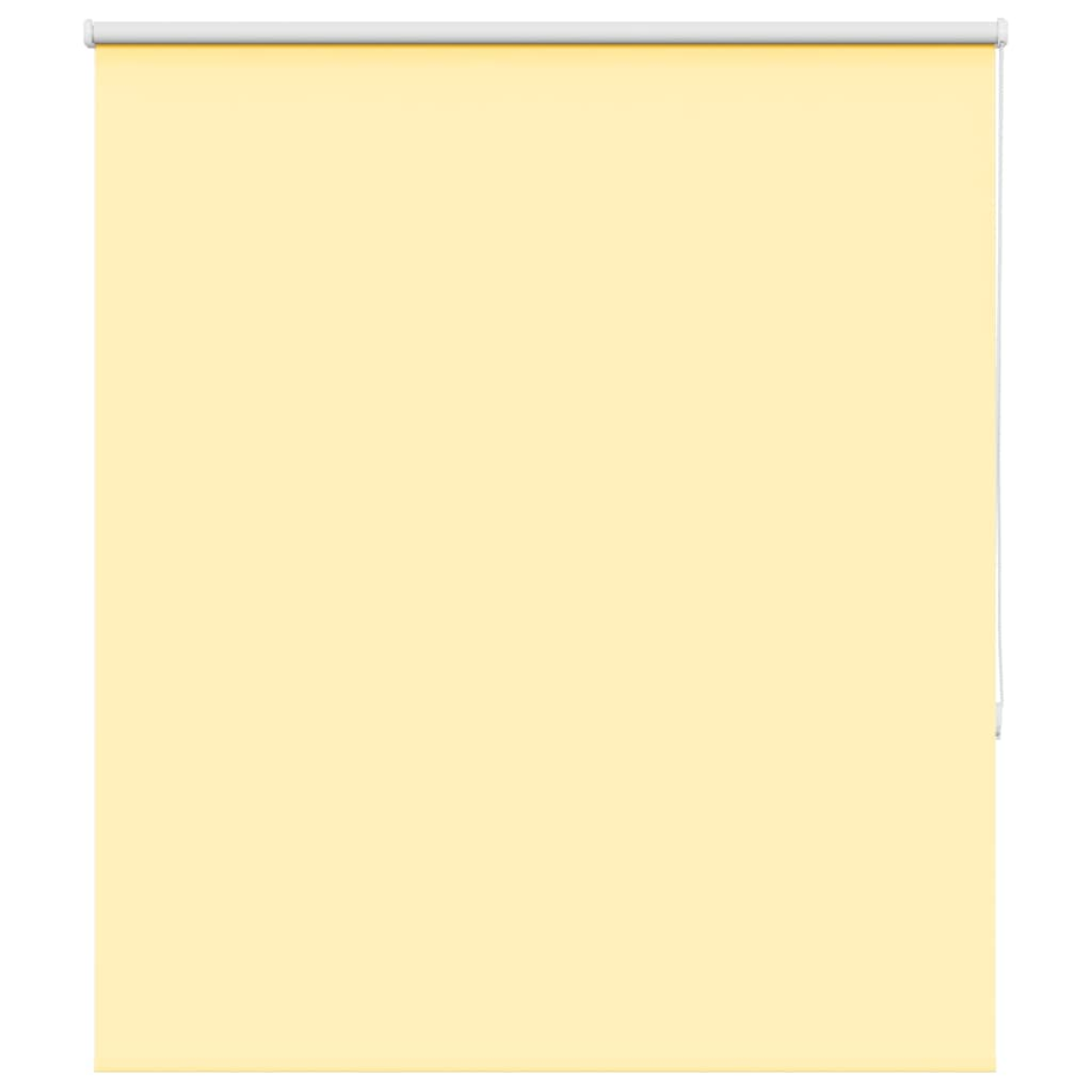 Vidaxl Yellow Roller Blind Blackout 125X150 Cm Fabric Width 121.6 Cm Polyester