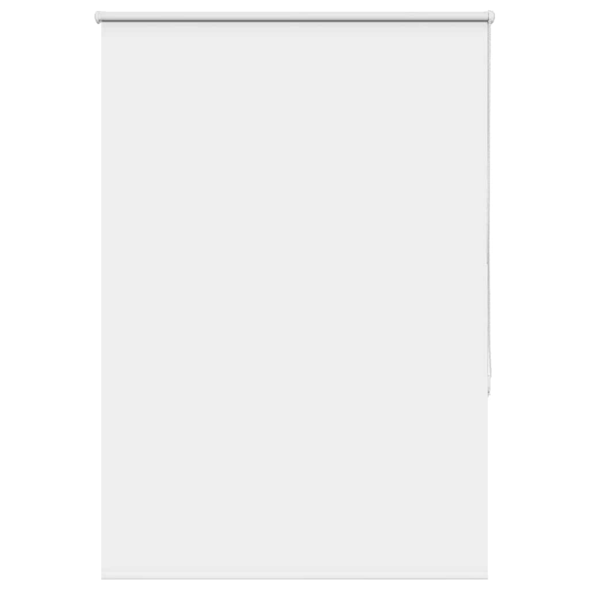 White Vidaxl Roller Blind Blackout 105X175 Cm Fabric Width 100.7 Cm Polyester