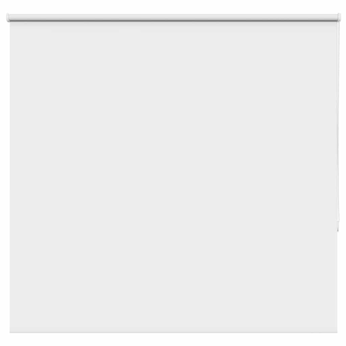 Vidaxl White Roller Blind Blackout 150X150 Cm Fabric Width 146.6 Cm Polyester